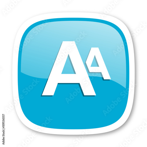 Free Download alphabet blue glossy web icon - GFXLoad