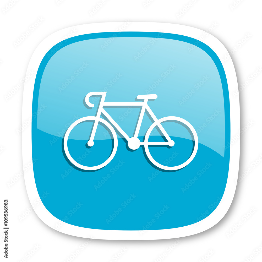 bicycle blue glossy web icon bicycle blue glossy web icon