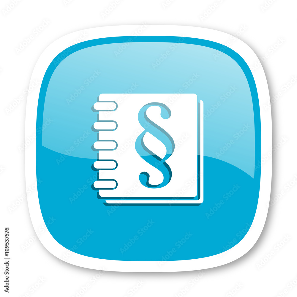 law blue glossy web icon law blue glossy web icon