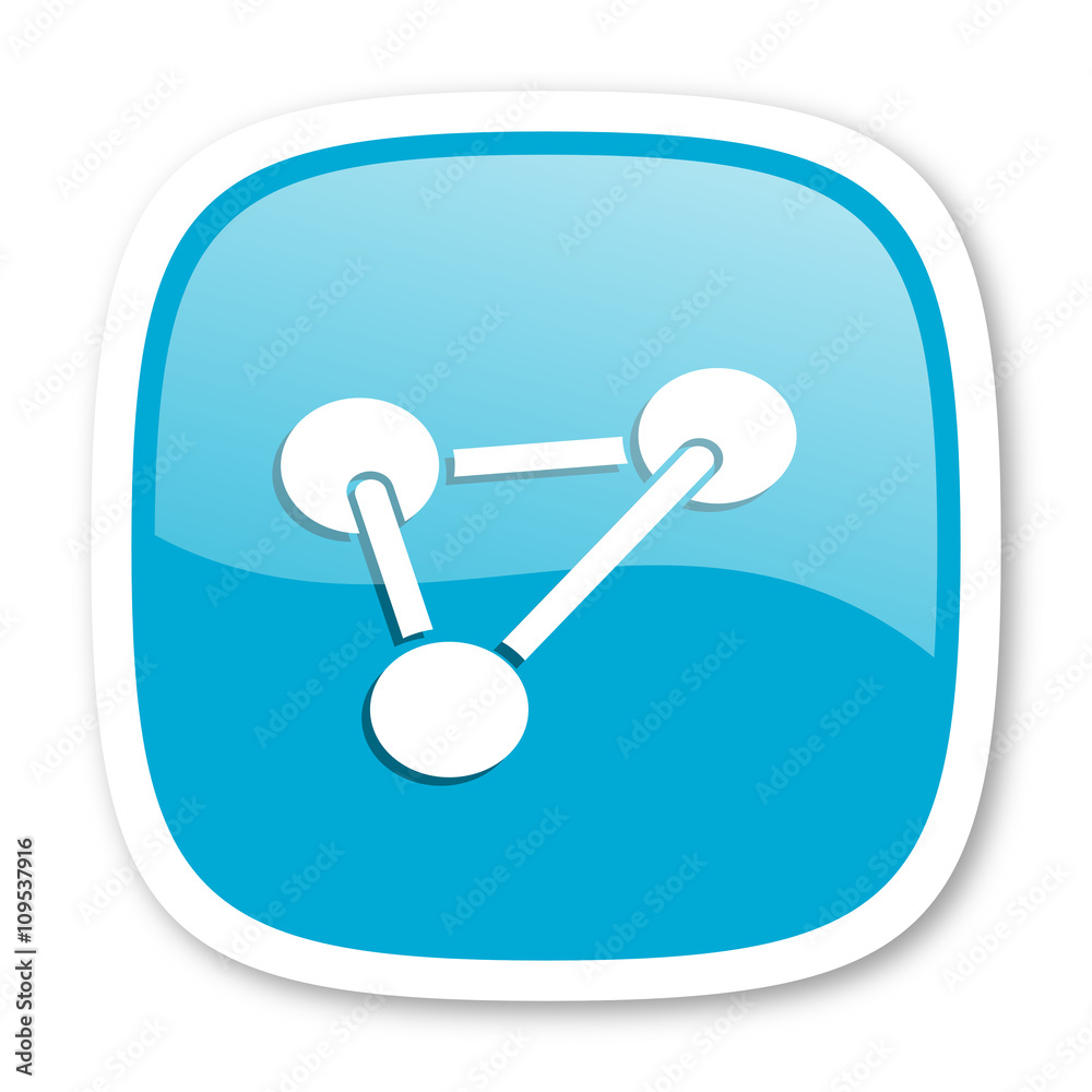 chemistry blue glossy web icon chemistry blue glossy web icon