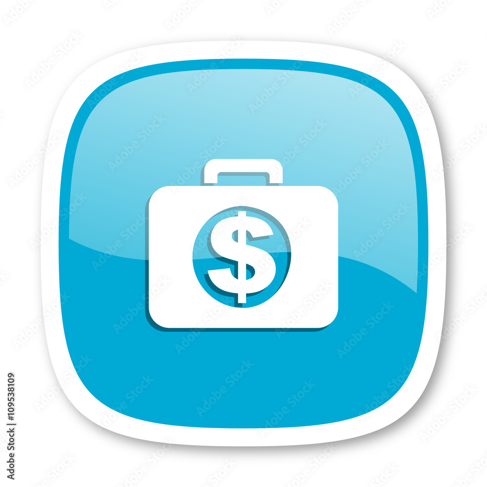 financial blue glossy web icon financial blue glossy web icon