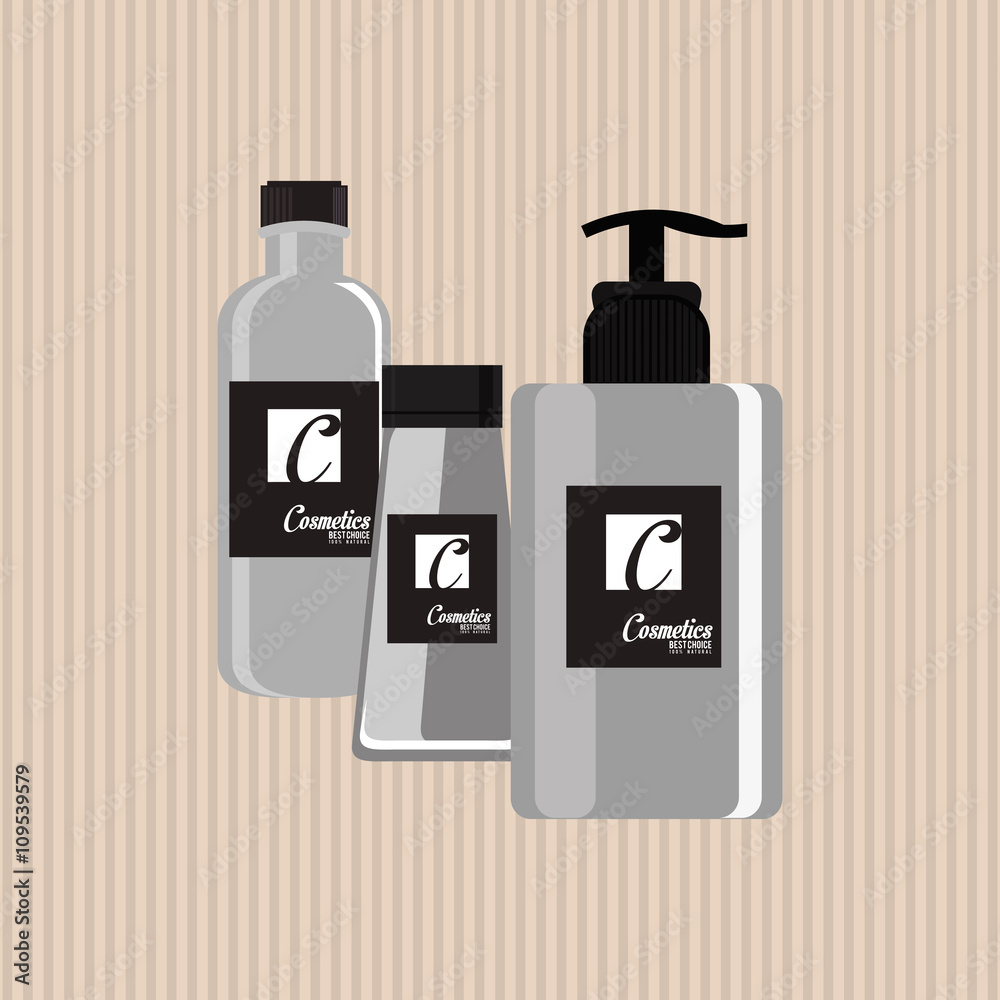 Make up design. cosmetic icon. skin care concept, vector illustration Make up design. cosmetic icon. skin care concept, vector illustration