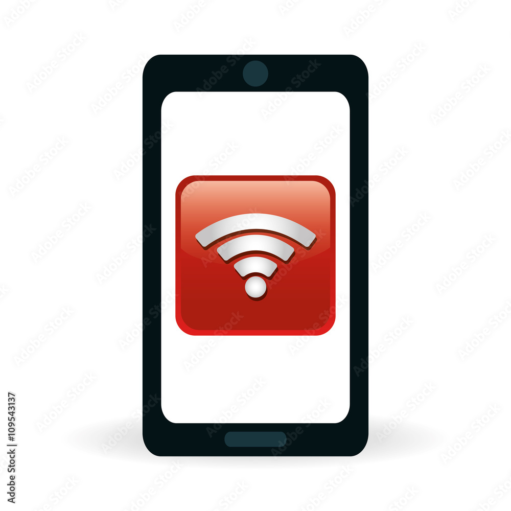 Technology design. social media icon. smartphone concept