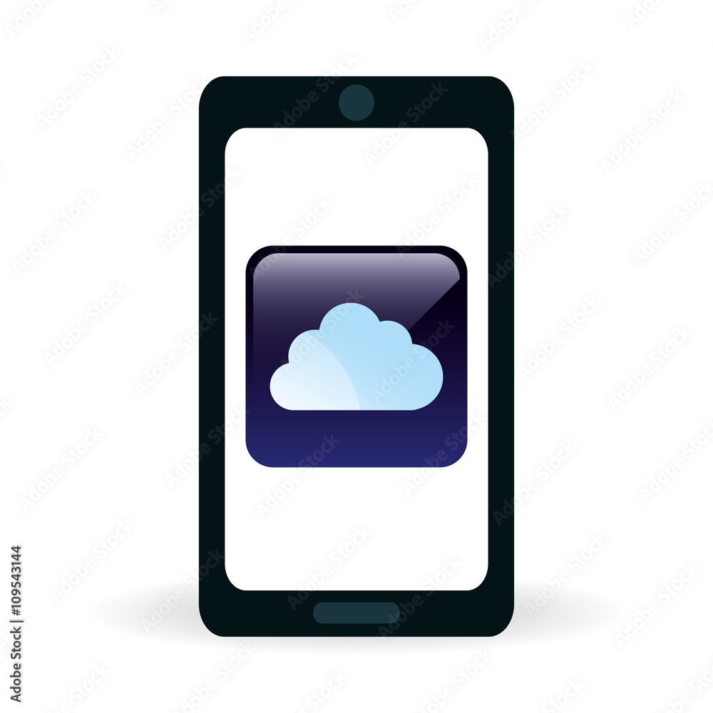 Technology design. social media icon. smartphone concept Technology design. social media icon. smartphone concept