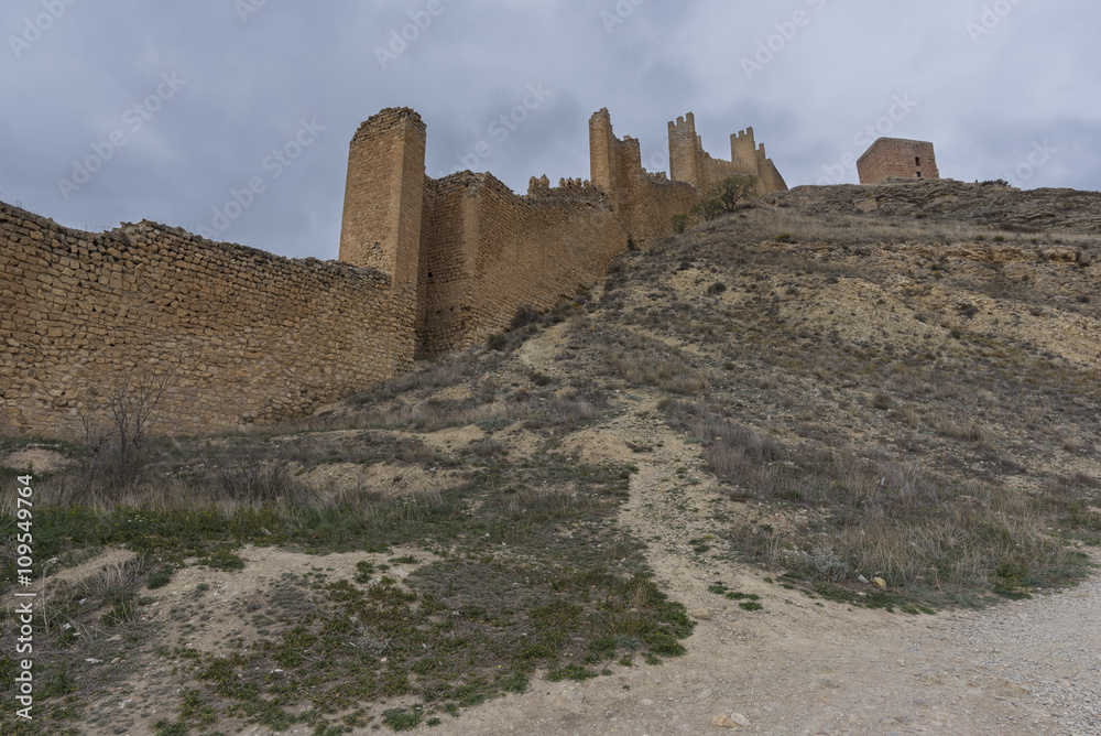 Wall of Albarracin (Teruel, Spain).