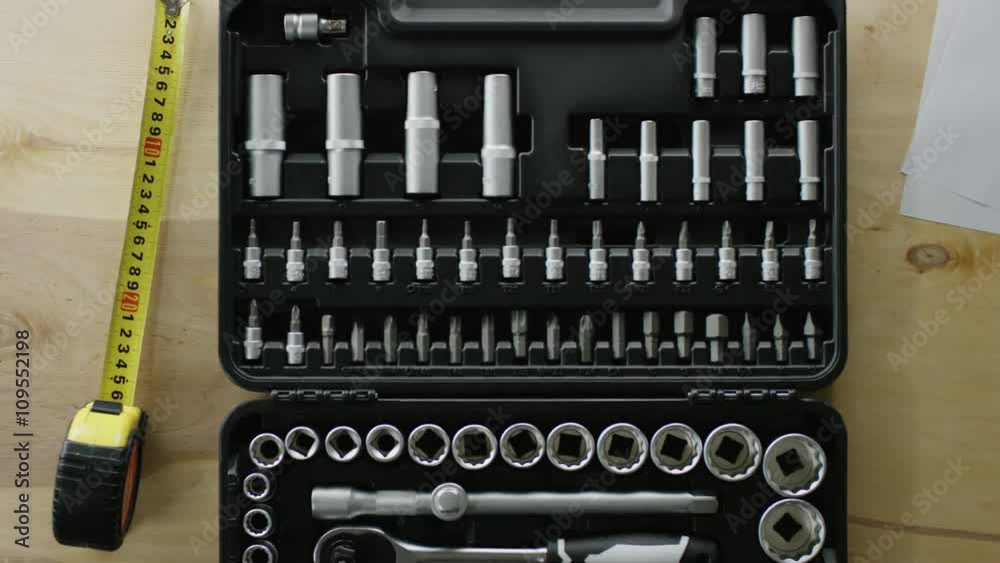 toolbox with varity of box spanner and screwdrivers toolbox with varity of box spanner and screwdrivers