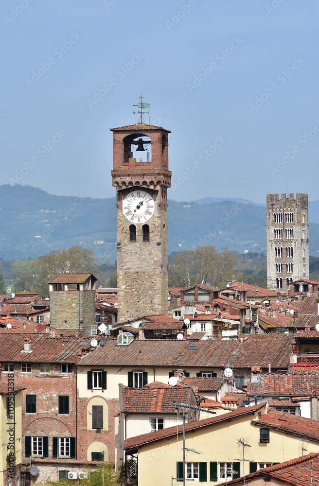 Lucca Clock Tower and St Frediano belfry