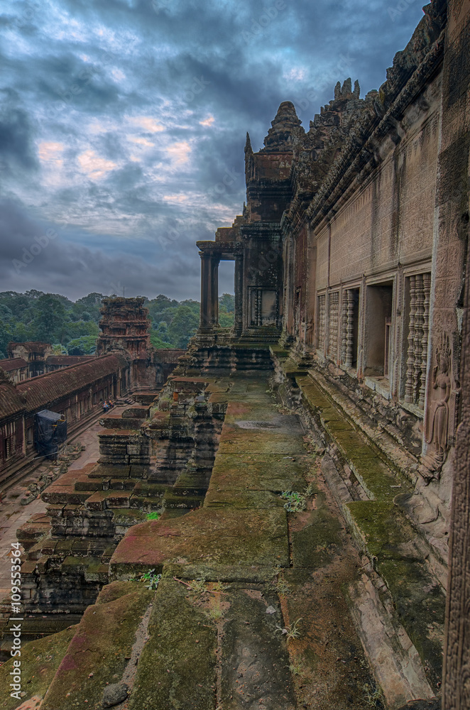 Angkor Wat - a giant Hindu temple complex in Cambodia