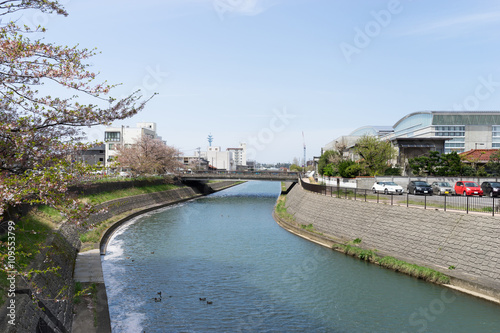 Wallpaper Mural いたち川　太平橋より Torontodigital.ca