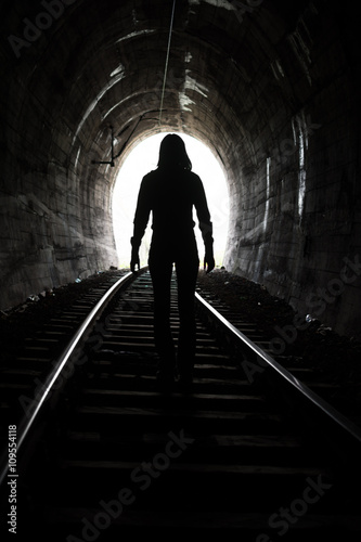 Person At End of Tunnel © Adam Radosavljevic