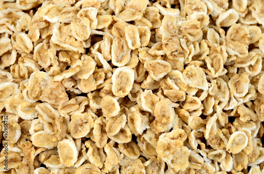 Many oats on background Many oats on background