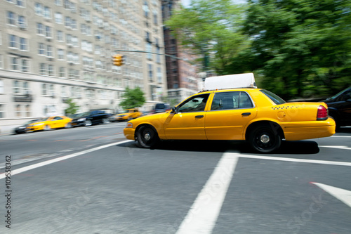 Speeding NYC Taxi