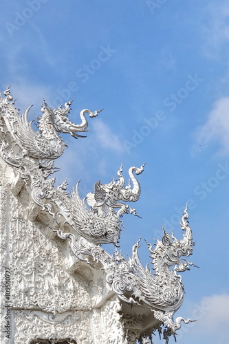 Wat Rong Khun, known as the White Temple. Chiang Rai, Thailand © gbaitong