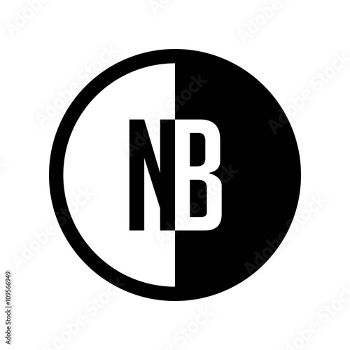 INITIAL CIRCLE HALF LOGO NB