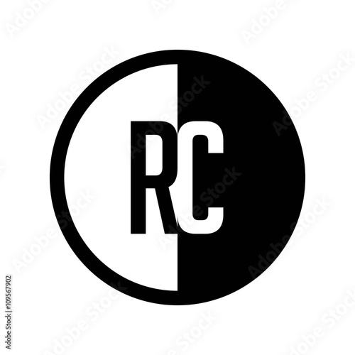 INITIAL CIRCLE HALF LOGO RC