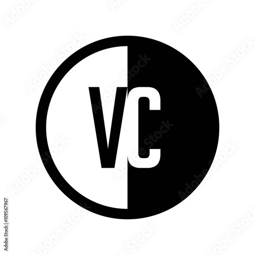 INITIAL CIRCLE HALF LOGO VC