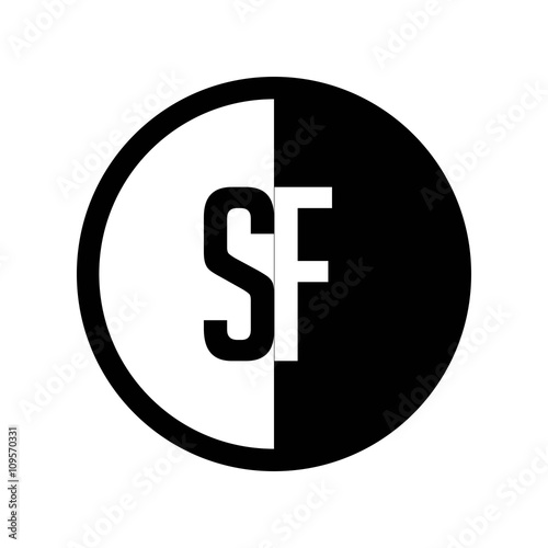 INITIAL CIRCLE HALF LOGO SF