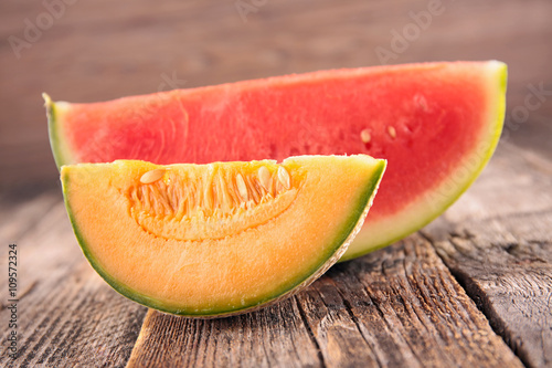 melon and watermelon