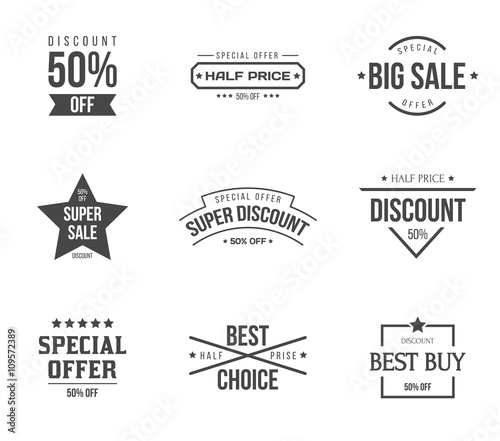 Set of design elements for products or services.