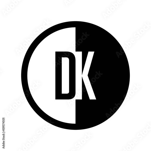 INITIAL CIRCLE HALF LOGO DK