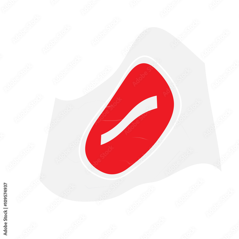 No entry sign, damaged concept, vector illustration. No entry sign, damaged concept, vector illustration.