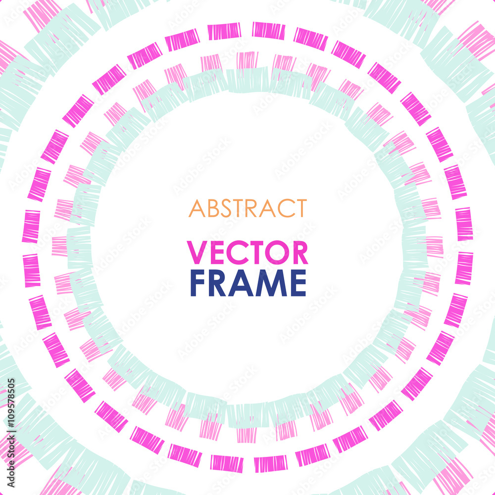 Ethnic vector frame
