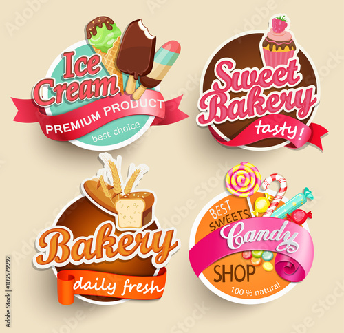 Food Labels and Stickers.