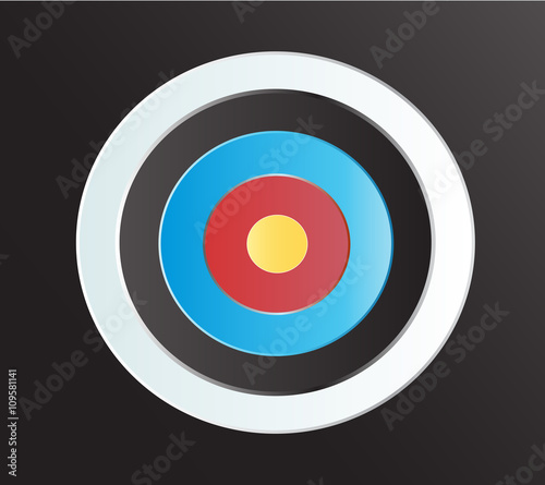 Target Archery art vector background