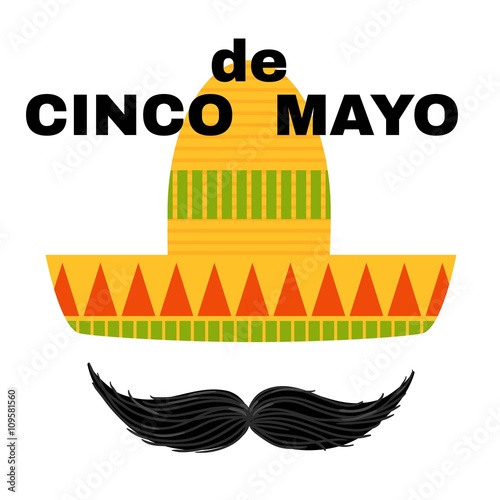 Mexican holiday vector card. photo