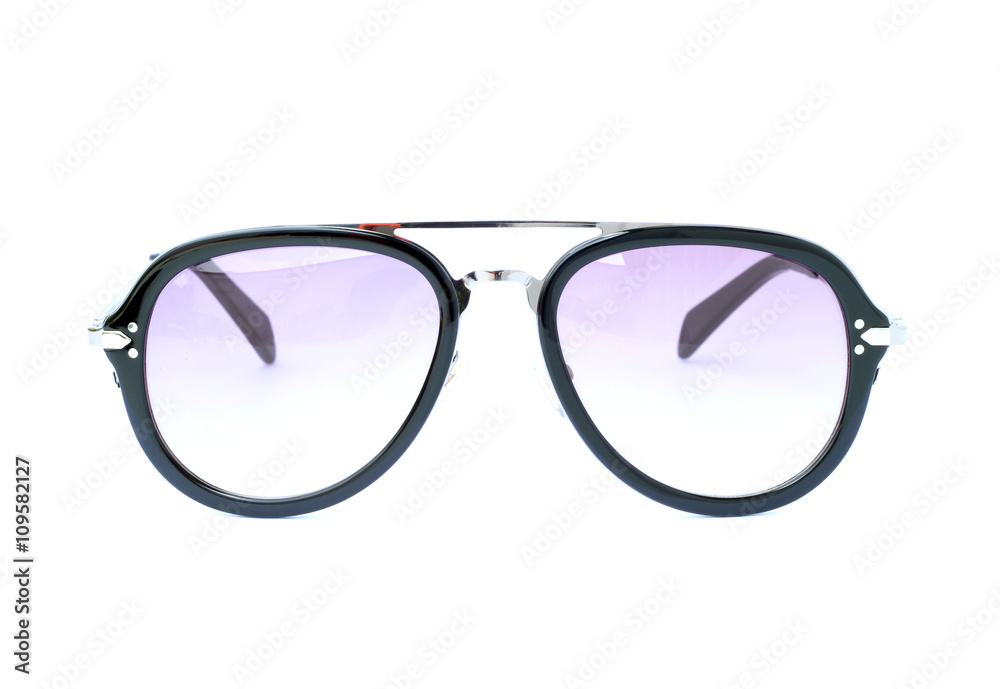 Fototapeta premium Image of sunglasses on white background.