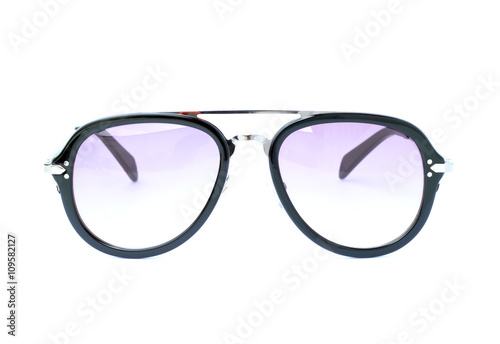 Image of sunglasses on white background.