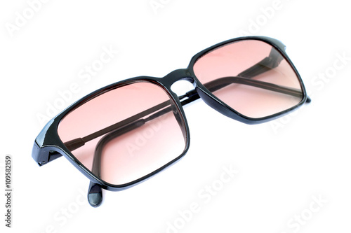 Image of sunglasses on white background.