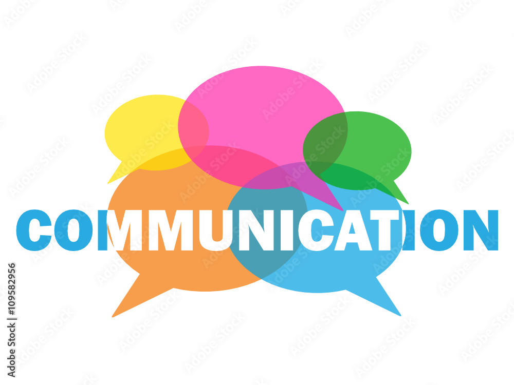 COMMUNICATION Multicoloured Speech Bubble Icon COMMUNICATION Multicoloured Speech Bubble Icon