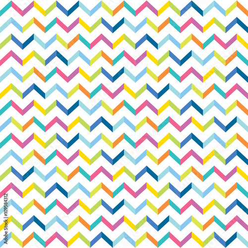 colorful chevron pattern © vanillasky30
