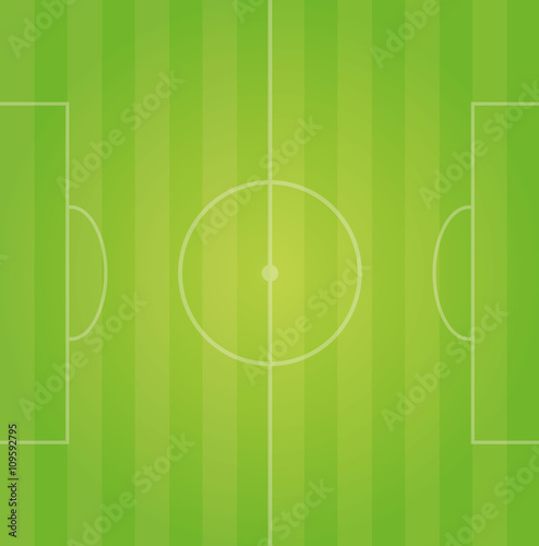 Fußballfeld Spielfeld grün Vektor Hintergrund