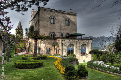 famous Villa Cimbrone in Ravello on the Amalfi Coast photo