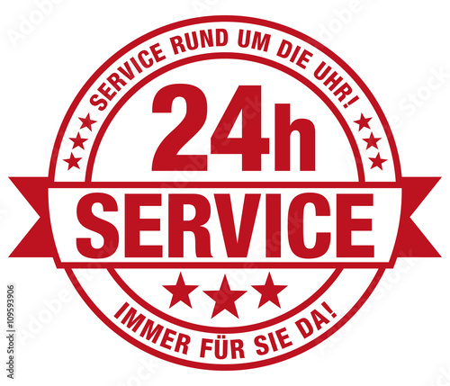 24h Service - Service rund um die Uhr! Immer für Sie da!