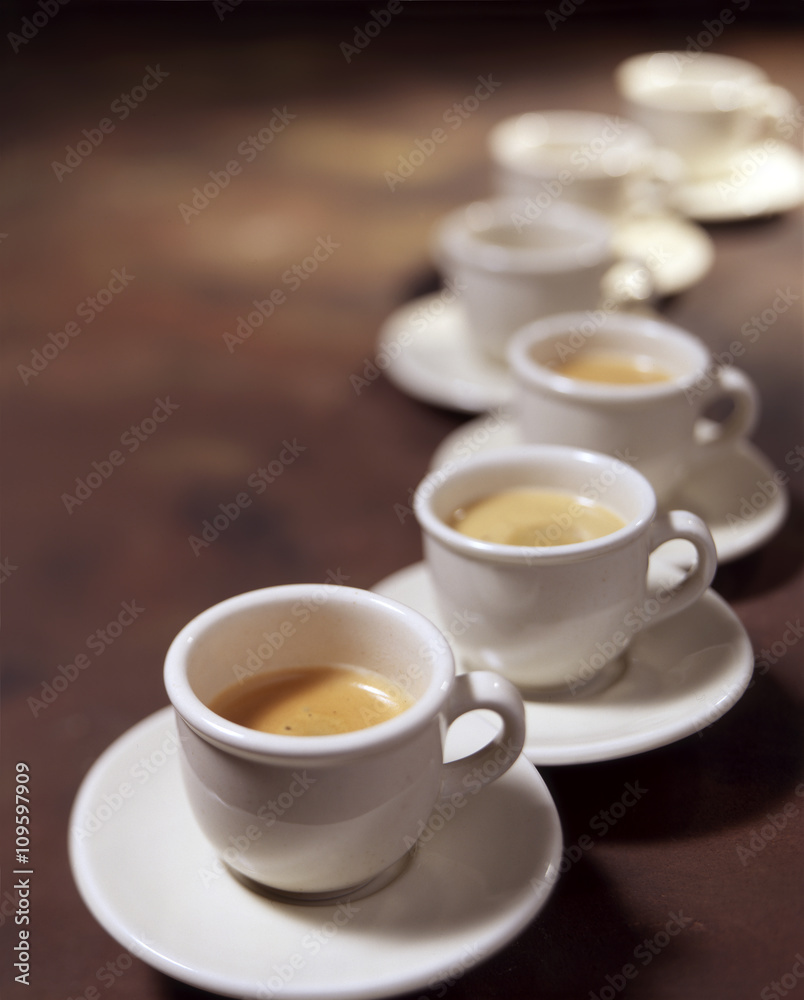 Obraz premium Tazzine di caffè