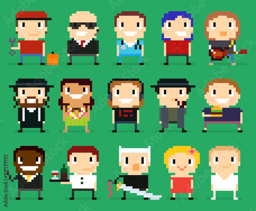 Pixel Characters