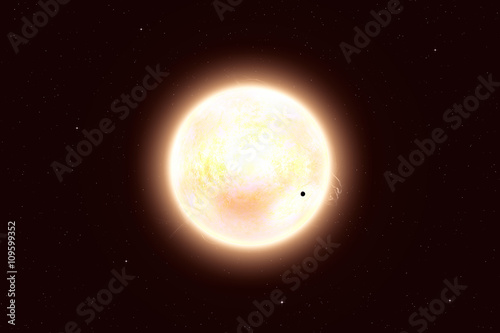 Space Solar Background