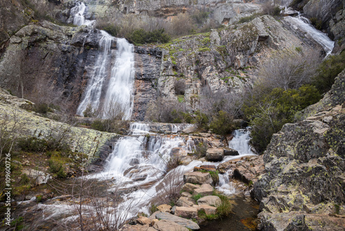 cascada  de Despeñalagua en Valverde de los Arroyos, Guadalajara (España)