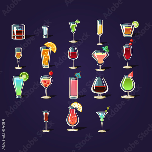 Cocktail Stickers Collection