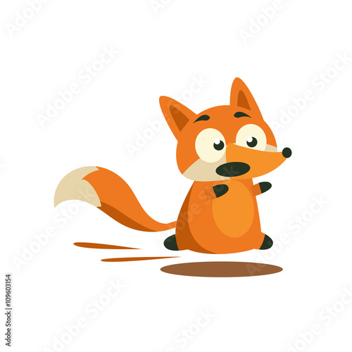 Fox Running Away