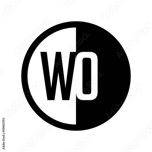 Free Download INITIAL CIRCLE HALF LOGO - GFXLoad