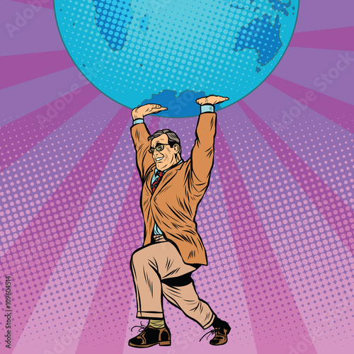 International business boss keeps planet Earth