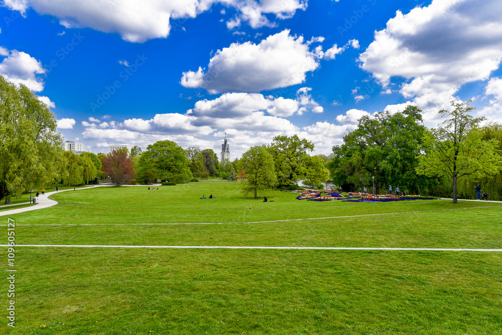 Freundschaftsinsel Potsdam im Frühling