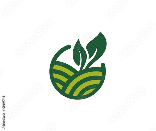 Grow plant logo