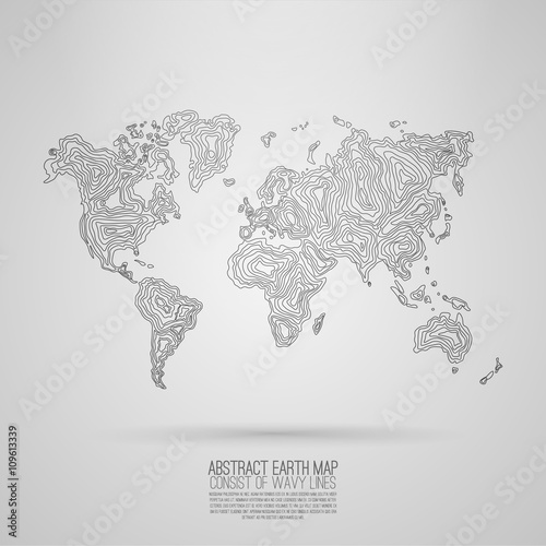 Vector earth map