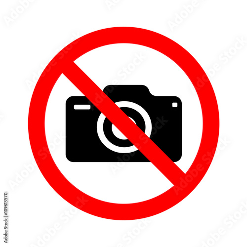 No camera sign
