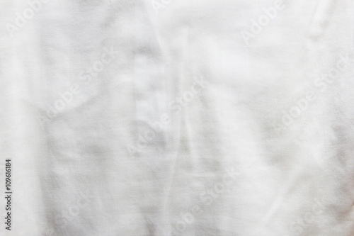 Crumpled cloth white fabric texture